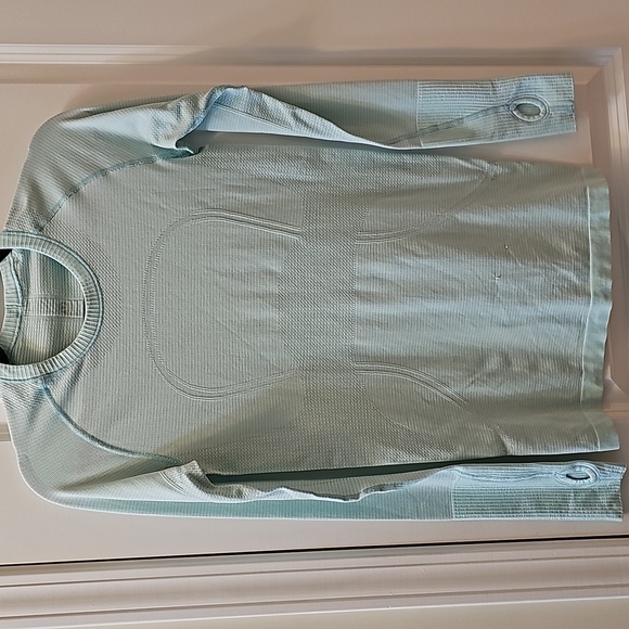 lululemon athletica Tops - 313. Lululemon Swiftly Long Sleeve (aqua)
